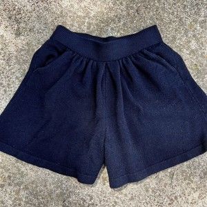 ST. JOHN SEPARATES Black Santana Knit Shorts ~ Size 6 womens Lounge Relax Used